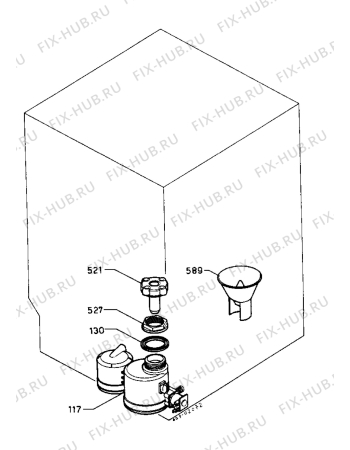 Взрыв-схема посудомоечной машины Castor CMS31 - Схема узла Water softener 066